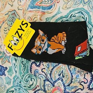 Womens Foozy Crew Socks